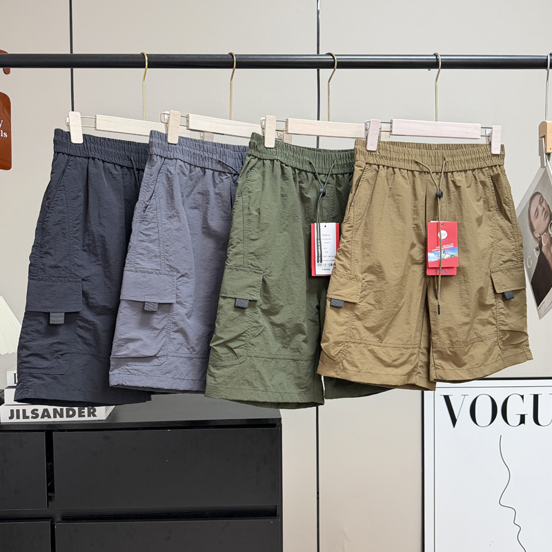Factory Orders! Unisex Summer New Lightweight Breathable Quick-Drying Multi-Pocket Casual Work Shorts Five-Point Shorts