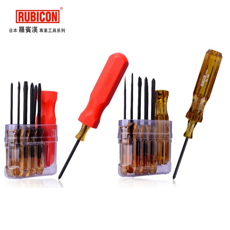RUBICON Robin Hood International NO 268268P Screw Driver (9 Fit 1) Suit Screw Driver Kit Batch