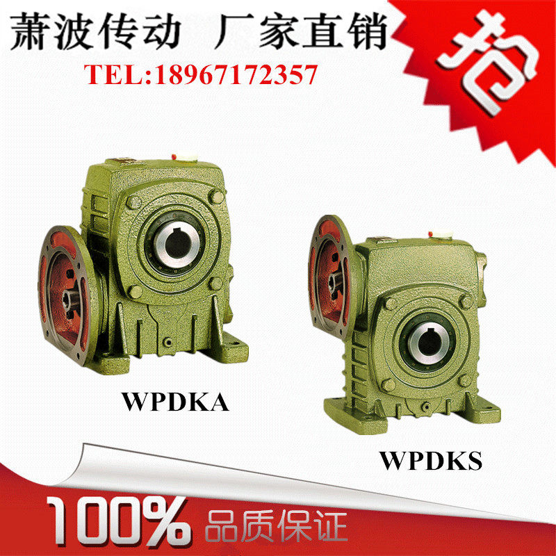 Hangzhou Xiaobo factory direct sales WPDKA WPDKS full speed ratio worm gear reducer reducer reducer