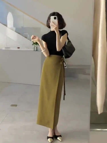 Летнее платье, комплект, коллекция 2023, легкий роскошный стиль, изысканный стиль, французский стиль