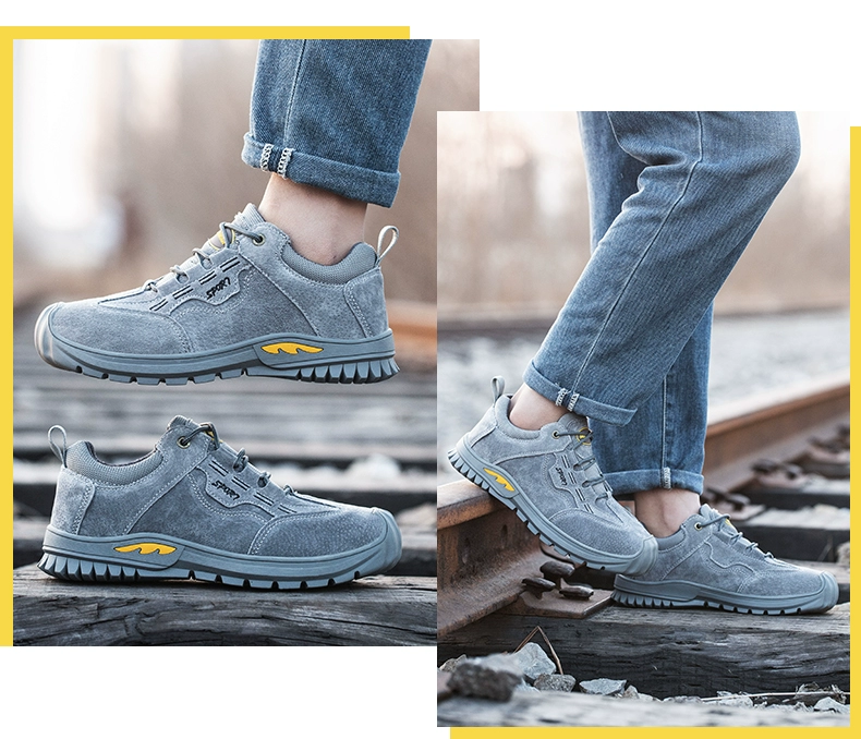 Labor protection shoes for men, lightweight soft-soled welders' special electrician insulated steel toe caps, anti-smash and puncture-proof old insurance work shoes