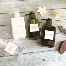 petg travel three-piece set Wash cosmetics square sub-bottle set Portable travel sub-bottle