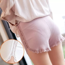 Pregnant womens safety pants low waist summer pregnant womens summer clothes anti-light wearing leggings pants fashion shorts underwear lace