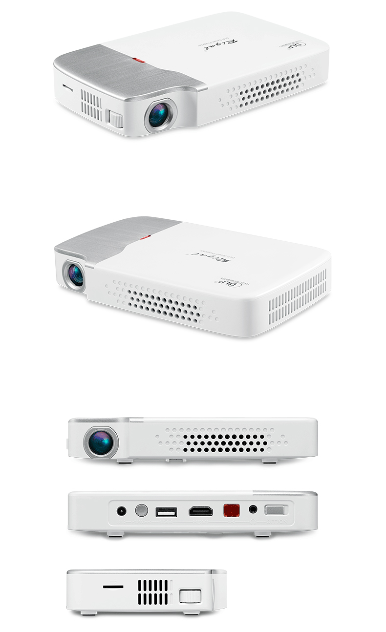 Máy chiếu văn phòng Rigal RIGOL RD-605 Máy chiếu 3D HD Điện thoại gia đình Wifi không dây