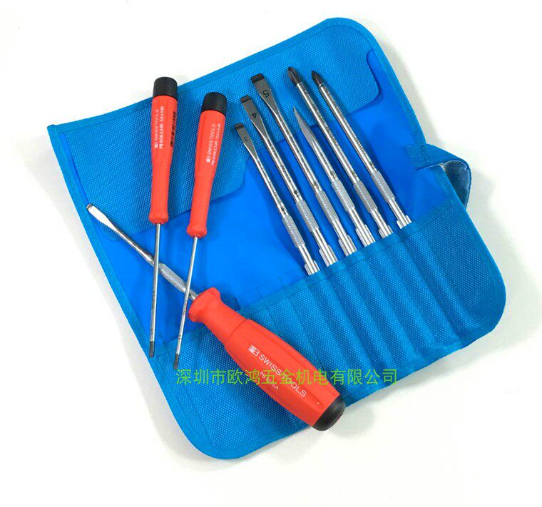 Imported Swiss PB replaceable with knife-shaped cross screw screwdriver tool kit PB 8218 TU