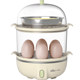 Bear egg cooker household multi-functional egg steamer small automatic power-off double-layer stainless steel breakfast machine