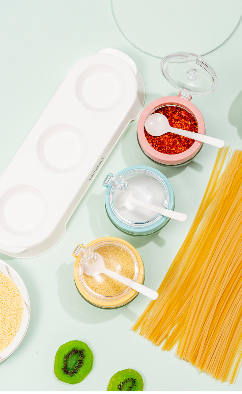 Lock＆Lock 乐扣乐扣 家用调料罐组合套装 天猫优惠券折后￥39包邮（￥49-10）