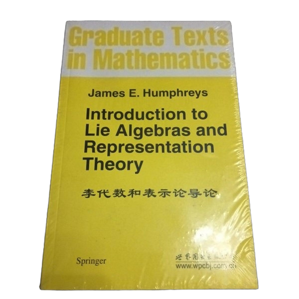 Authentic 90% New Book | Introduction to Lie Algebras and Representation Theory (Usa) Humphreys 9787506272841
