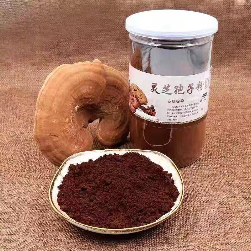 Long White Mountain family to produce rolled lingzhi spore powder half a catty