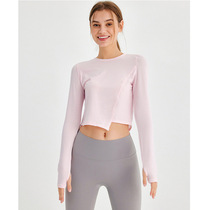 Spring 2106 female T - shirt dry 2022 long sleeve new yoga clothes strength yoga fitness suit