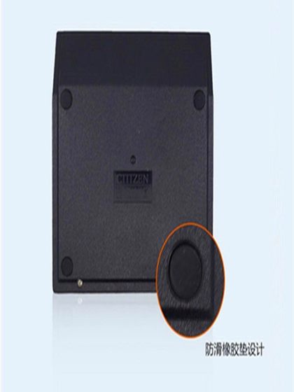 西铁城ct500计算器太阳能财务会计复查办公室用纽扣电池计算机器