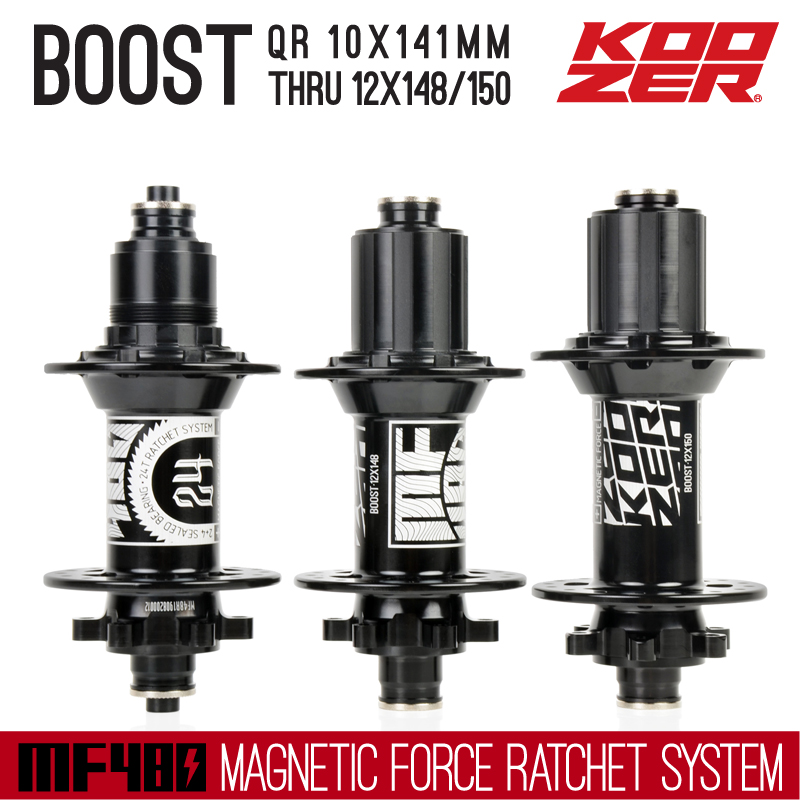 KoOZER MF480 Magnetic ratchet 24T mountaineering car Flower drum MTB HUB Boost 141148150