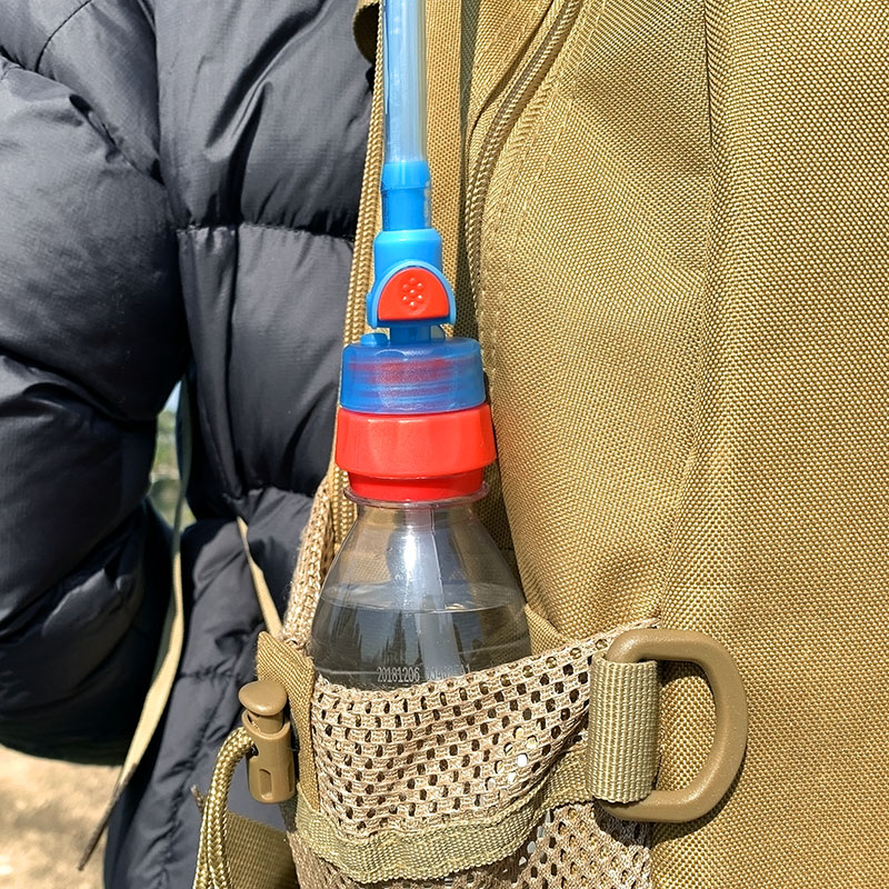 Outdoor backpack drink water bottle water dispenser mountaineering sports tourism water bag water bottle suction pipe set equipment accessories