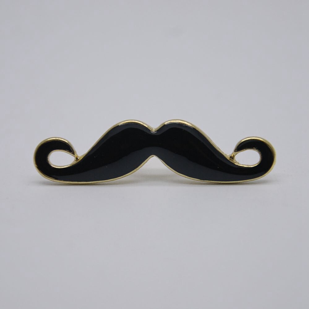 Edge Up Your Look: Korean Black Enamel Dripping Gold Ring - Detail image 1
