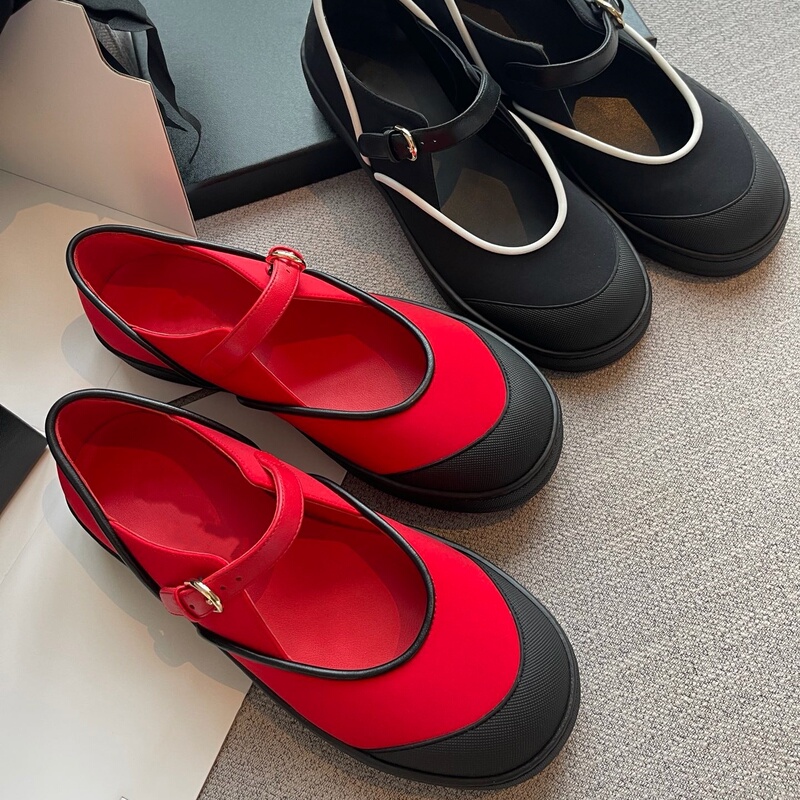 26 New Styles of Chanel-Style Mary Jane Shoes for Women, Flat Casual Ballet Shoes with Single Strap, Color-Blocked Thick-Soled Canvas Shoes 26 New Styles of Chanel-Style Mary Jane Shoes for Women, Flat Casual Ballet Shoes with Single Strap, Color-Blocked Thick-Soled Canvas Shoes