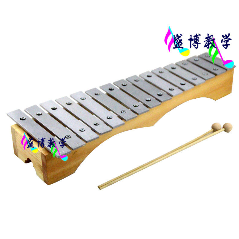 Puzzle ultra-quasi-sound 15 Sound Color aluminum plate Orff student teacher teaching to play the violin
