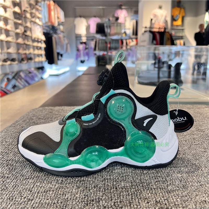 Ahn step children 2022 Summer new Alien buttons Sport Fashion Great Boy Real Fight Basketball Shoes 312221102