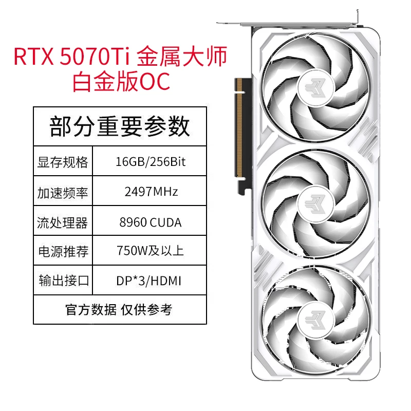 Галактика RTX 5070 Ti Metal Master Xingyao графическая карта официальная сборка ПК DLSS 4.5 графическая карта