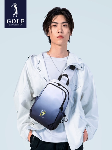 Мужская нагрудная сумка, рюкзак, сумка на одно плечо для отдыха, универсальный спортивный шоппер, коллекция 2023, градиент