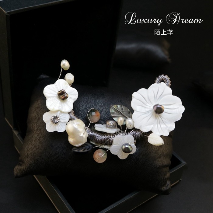 Broche femme en Nacre - Ref 1172203 Image 7