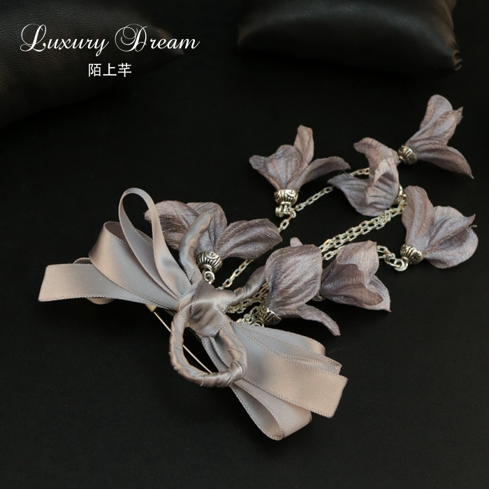 Broche femme en Fils de soie - Ref 1175894 Image 14