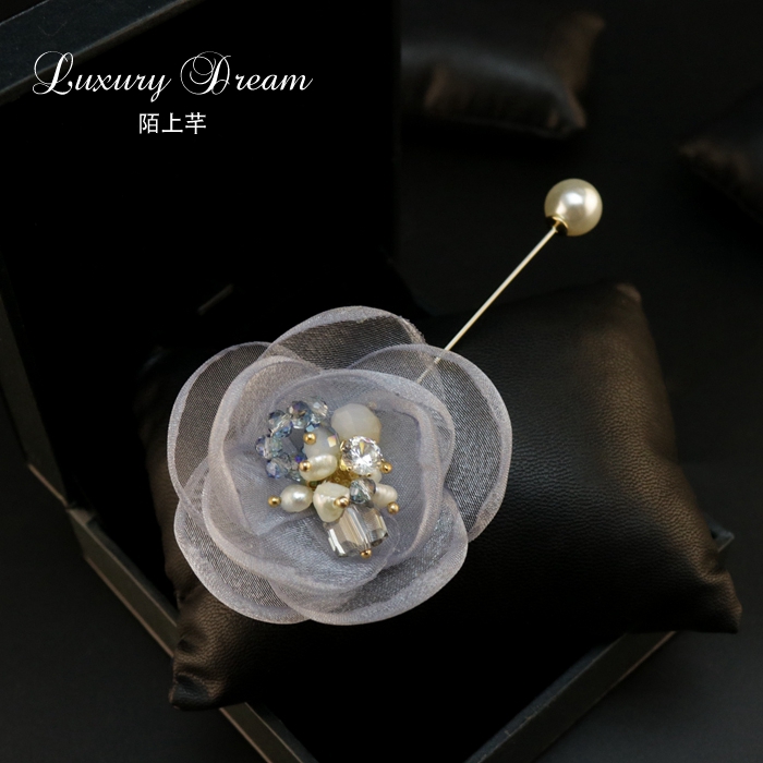 Broche femme en Fils de soie - Ref 1173268 Image 12