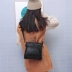 2018 thời trang mới đơn giản túi đeo vai hoang dã được giặt bằng da mềm Túi xách nữ túi xách phiên bản Hàn Quốc của gói nhỏ vuông tui xach juno Túi xách nữ