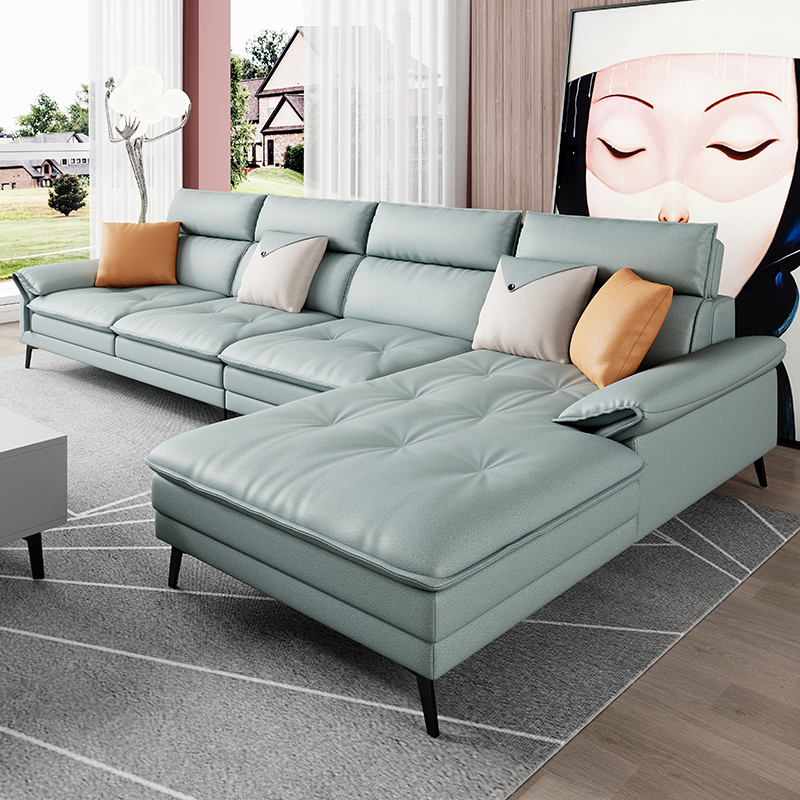 Free-Wash Tech Cloth Sofa Minimalist Modern Living Room Small Family Type 2023 New Willy-style Light And Luxurious Sofa Combo-Taobao