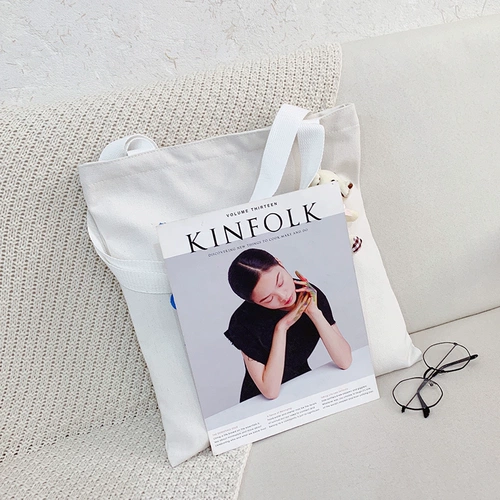 Шоппер, вместительная и большая мультяшная сумка на одно плечо на одно плечо, в корейском стиле