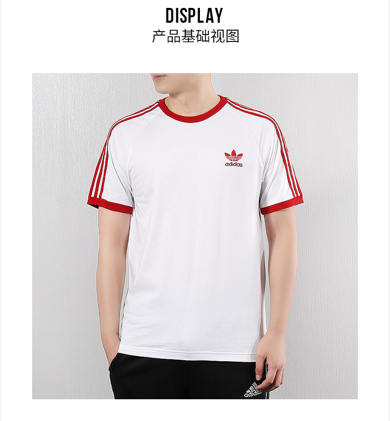 Adidas clover phù hợp với nam 2019 hè mới thể thao thoáng khí quần áo thể thao giản dị hai mảnh - Thể thao sau đồ bộ the thao nữ dài