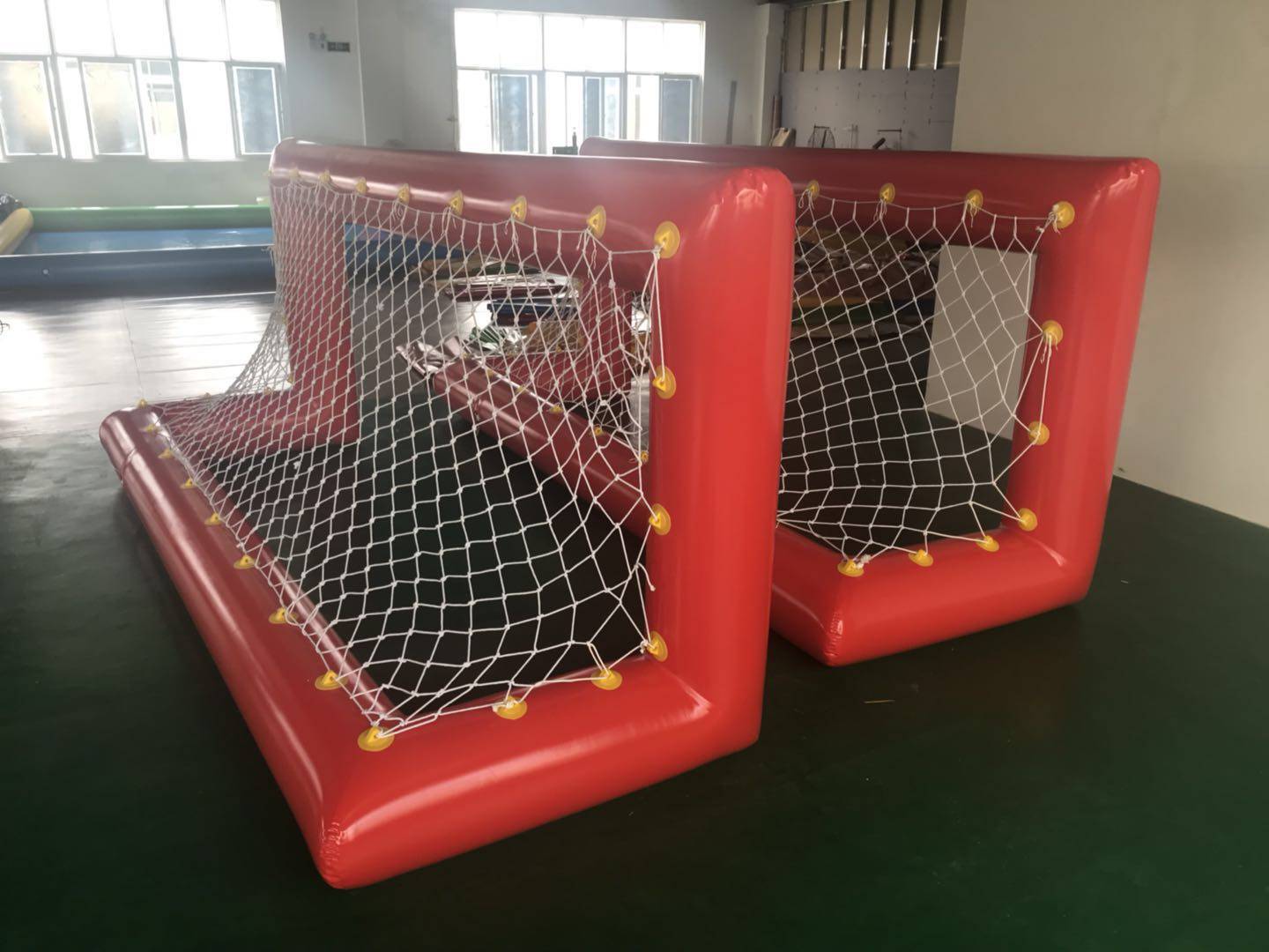 Fun football door frame Inflatable water goal Water football training props Inflatable beach football volleyball court