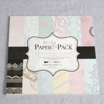 6 inches 27 pieces of retro style European and American style decorative paper collage material Handbook decoration divider page material