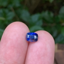Caiyi jewelry 2 02ct Sri Lankan natural unburned royal blue sapphire bare stone color treasure customization