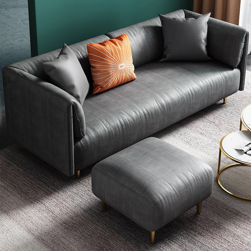 Sofa Small Household Type Net Red Nordic Minimalist Modern Living Room Sloth Tech Fabric Sofa Furniture Combination Suit