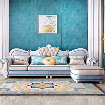 Sofa Small family type minimalist modern fabric Corner Sofa minimalist guests Hall furniture Portfolio suit European-style sofa