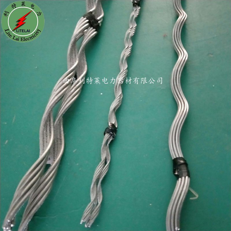 Production of wire connection strip Full tension connection strip Pre-stranded wire Full tension steel core aluminum stranded wire connection strip
