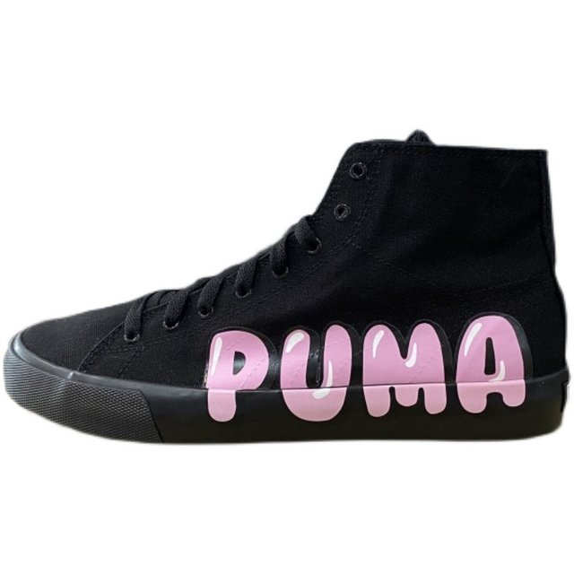 PUMA ຂອງແທ້ຄລາສສິກແບບງ່າຍດາຍ versatile retro ຜູ້ຊາຍແລະແມ່ຍິງ sneakers ສູງດ້ານເທິງແລະ leisure sneakers 382096