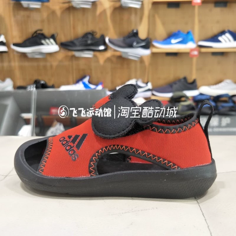 Mùa hè 2019 ADIDAS Adidas Mickey Boy and Girls Children Baotou Beach Sandals D96909 F35863 - Giày thể thao / sandles