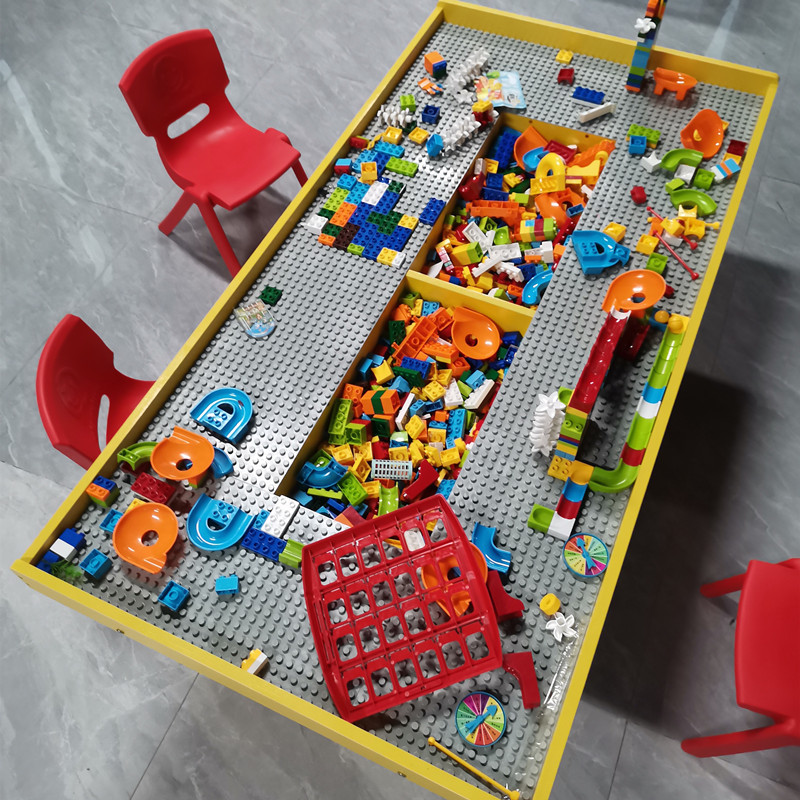 Toy Table, Commercial Amusement Park Equipment, Experience Craft Table, Space Sand Table, Children's Multi-Functional Large-Sized Building Block Table