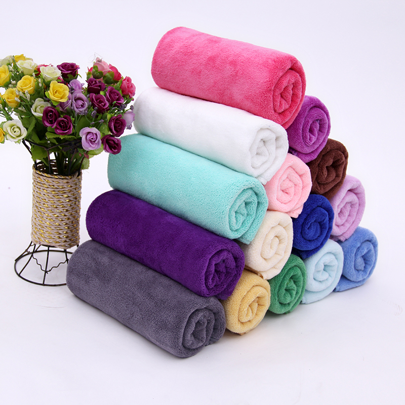 Zz Wholesale Ultra-Fine Fiber Hair Salon Absorbent Non-Shedding Hair Drying Towel, Special Towel for Barber Shops and Beauty Salons, Bath Towel, Cleaning Cloth