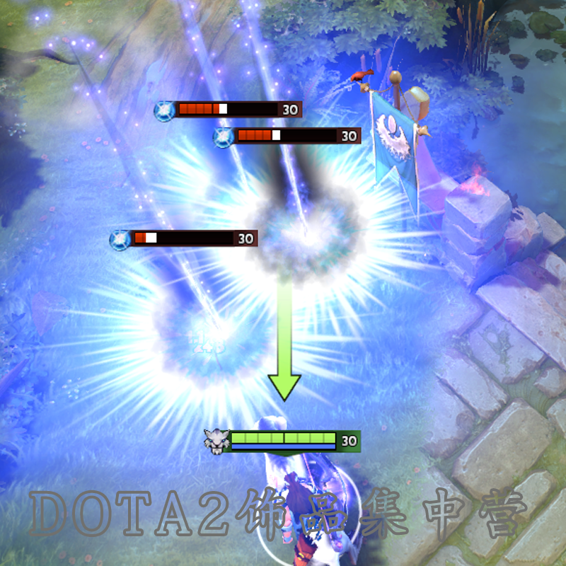 DOTA2 Пульсар Наследие Мирона Пом Белый Тигр Ti6 Иммортал Метеор Эффект Автоматическая доставка