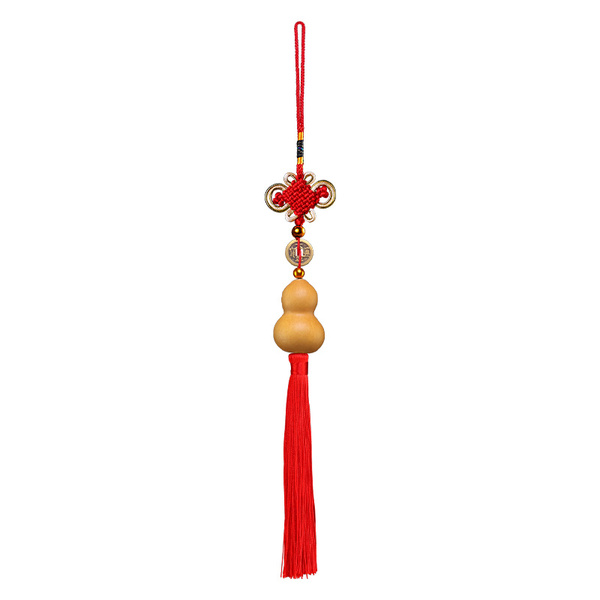 Gourd Pendant Natural Bottle Gourd Door Curtain Car Hanging Wall Chinese Knot Handicraft Crafts String Small Gift Ornament Ornaments