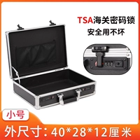 Сертифицированный TSA таможенный кодовый замок, маленький черный