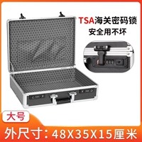 Сертифицированный TSA таможенный кодовый замок, большой черный