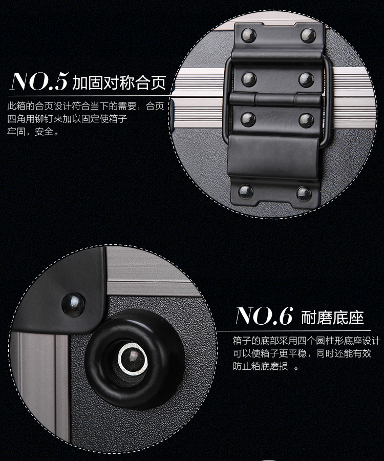 {興達1792}大號多功能維修五金工具箱鋁合金手提箱 航模防震儀器箱收納箱子「黑色」TCQ