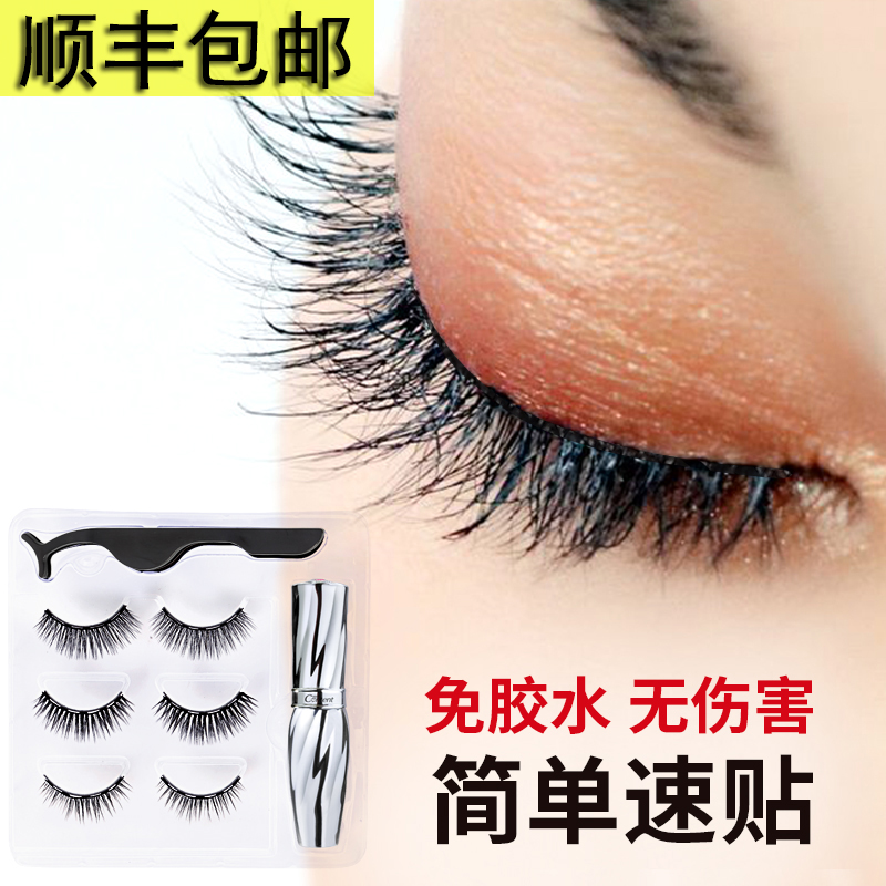 Glue-free magnet eye false eyelashes paste supernatural simulation magnetic magnetic suction iron magnetic wear artifact grafting female