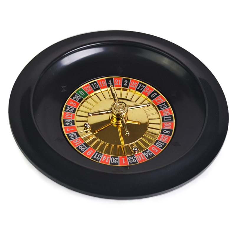 Roulette 10 inch plastic Russian roulette Macau Roulette 37 numbers single 0 turntable betting props