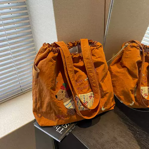 Вместительная и большая сумка через плечо, милый шоппер, сумка на одно плечо