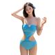 New One-Piece Swimsuit, Sexy Hot Girl, Pure Desire, Small Breasts Gathered, Resort Hot Spring, Fashionable Long Skirt Swimsuit, Two-Piece Set