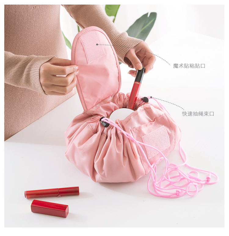 Túi giặt du lịch không thấm nước túi mỹ phẩm thiết yếu túi xách tay lưu trữ túi lưu trữ đặt nữ cung cấp dung lượng lớn - Rửa sạch / Chăm sóc vật tư túi đựng đồ cá nhân mini